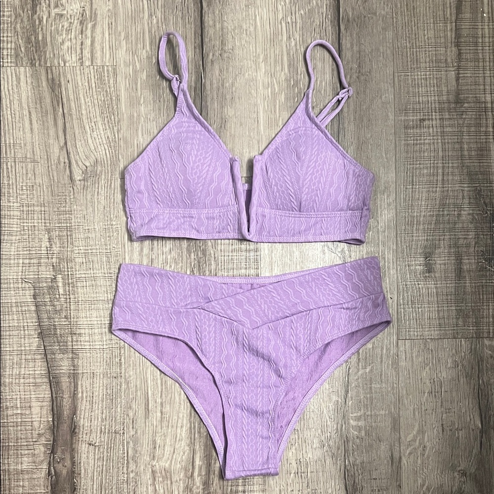 SHEIN Lavender Bikini Set